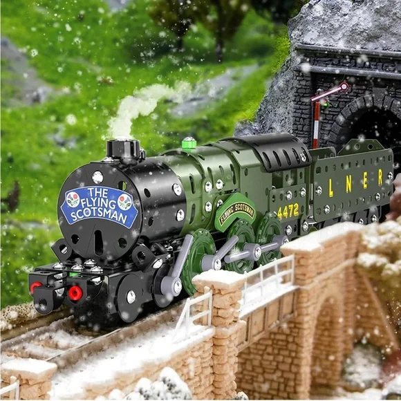 Lucky Doug STEM Building Projects Model Train Set Toys for Boys Kids - Picture 2 of 6